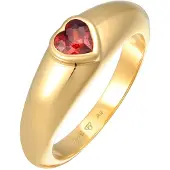 Elli Bague 'Herz' or / rouge sang