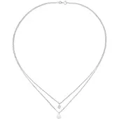 Elli Chaîne 'Plättchen' argent