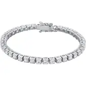 KUZZOI Bracelet 'Tennisarmband' argent