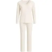 Goldenbay Pyjama 'Plumeria' ivoire