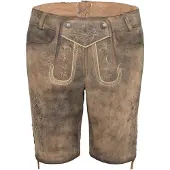 Spieth & Wensky Pantalon folklorique 'Portal' beige / noisette