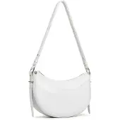 LANCASTER PARIS Sac à bandoulière 'Sac demi lune Zippé Suave Ace Lancaster Gris Clair' gris