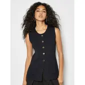 Apricot Gilet de costume noir
