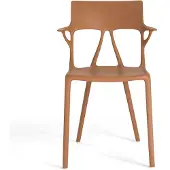 Kartell Ensemble de 2 Chaises A.I. de Brown