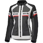 Held Veste de moto textile pour femme Tropic 4 Mesh, gris/rouge, 3XL