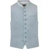 Marjo Gilet folklorique 'Rehling' bleu clair