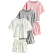 Next Pyjama gris / rose / blanc