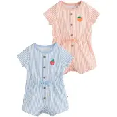 Next Barboteuse / body bleu / orange