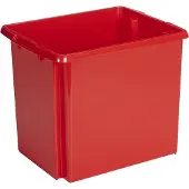 Sunware Boîte de rangement 45 L - rouge - plastique - 45 x 36 x 36 cm