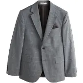 Next Veste de costume gris / blanc