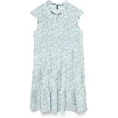 Vero Moda Robe Courte à Manches Courtes Alba