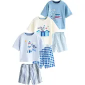 Next Pyjama crème / bleu pastel / bleu clair