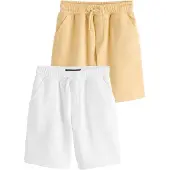 Next Pantalon jaune / blanc