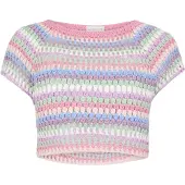 Apricot Pull-over bleu clair / vert pastel / rose / poudre