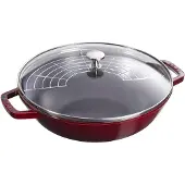 Staub wok en fonte avec couvercle 30 cm NPC405114660