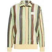 Adidas Originals Cardigan 'Firebird' marron / jaune clair / graphite / vert clair