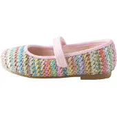 Next Ballerines 'Mary-Janes' beige / turquoise / violet clair / rose clair