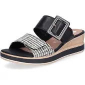 Remonte Mule noir / blanc