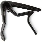 Dunlop Capodastre Trigger Folk Plat Noir