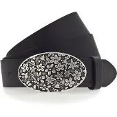 Mustang Ceinture noir / argent