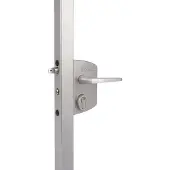 Locinox Serrure portail battant à cylindre pour profil 40 à 60 mm - LAKQ 40 alu