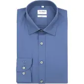 Olymp Chemise Bleu Foncé Coupe Cintrée