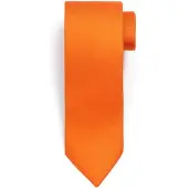 Suitable Cravate Orange Soie