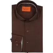Suitable Chemise Twill Marron