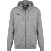 Puma Veste de survêtement 'TeamGoal 23' gris chiné / noir