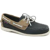 Sebago Chaussures Beateau Docksides Portland Marine Beige Bleu Bleu foncé taille 41