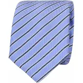 Suitable Cravate Progetto Rayures Bleu clair Bleu