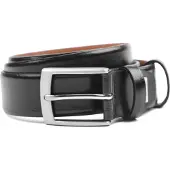 Profuomo Ceinture en Cuir Noir