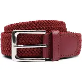 Suitable Ceinture tissée Bordeaux