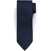 Suitable Soie Cravate Marine Bleu Bleu foncé