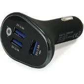 Conceptronic CARDEN06B Chargeur USB 3 ports 31,5 W pour voiture