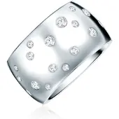 Rafaela Donata Bague argent / transparent