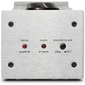 Dynavox Filtre réseau HiFi X2000, prise multiple avec 5 emplacements, avec lampe de contrôle LED pour la position de phase correcte et fonction Master-Slave, argenté