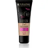 Eveline Cosmetics Selfie Time fond de teint et correcteur 2 en 1 teinte 03 Vanilla 30 ml
