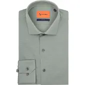 Suitable Chemise adaptée Pique Vert taille 43