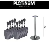 Intratuin Ensemble Soutien de Housse Platinum AeroCover
