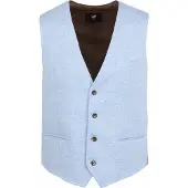Suitable Gilet Gris Bleu clair Bleu taille 50