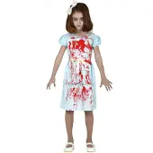 Fiesta Ghost Twins Girl Costume Multicolore 7-9 Years