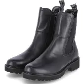 Remonte Boots 'Enkellaarsjes Plat' noir