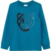 s.Oliver T-Shirt azur / noir