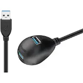Goobay USB A Hub Répartiteur de câble d'extension d'amarrage