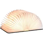 Gingko BOOK LIGHT grand format 21,5 cm 12,2 cm cuir marron