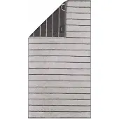 Cawö Serviette de douche vert / platine