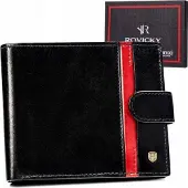 Rovicky Grand portefeuille en cuir naturel pour homme -
