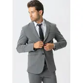 TeeShoppen Veste de costume ' The Original ' gris foncé