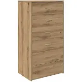 vidaXL Sideboard avec 6 tiroirs en chêne Artisan 50x34x96 cm